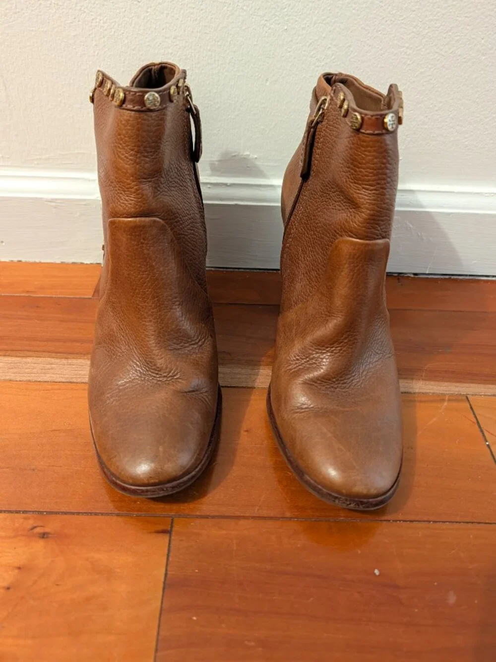 Tory Burch Women’s Brown Leather Ankle Boots – Size 10